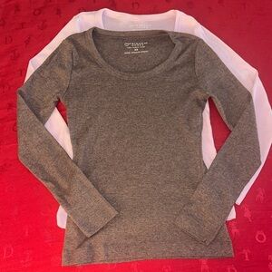 Primark Gray and Pink Long Sleeve Tops sold together